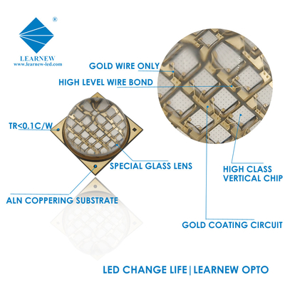 100W-126W UVA SMD LED COB Chip 1616 3535 8025 365nm13-56v طابعة ثلاثية الأبعاد UV علاج