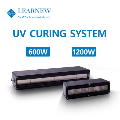 نظام معالجة UV LED قوة فائقة 600 واط 1200 واط 395 نانومتر 120 درجة تبريد بالماء طاقة عالية SMD أو COB للمعالجة بالأشعة فوق البنفسجية
