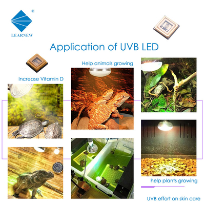 رقاقات LED UVB حساسة للضوء 3W 3535 320nm 315nm 306nm 340nm للتجفيف والطلاء