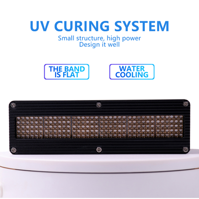 UVA UV LED نظام المعالجة تبديل الإشارة يعتم 0-600W AC220V 10w / Cm2