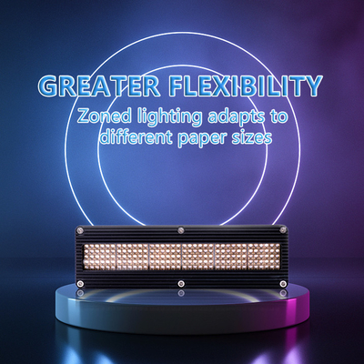 مصباح علاج UV LED 300 * 20 نظام معالجة مياه التبريد 300 UV ضوء بنفسجي للطابعة UV LED علاج مصباح 395nm