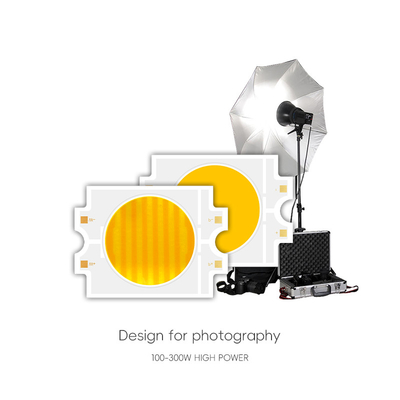مصدر مصباح للكرات LED Chip 300W + 300W مصباح طاقة عالية 95Ra Cob Chip مصباح للكرات التصوير