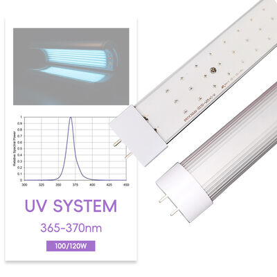 ضوء الشيخوخة فوق البنفسجية عالي القوة 120W 365nm UVA UVB UV LED Tube CE ROHS معتمد ضمان لمدة عامين لغرفة اختبار الشيخوخة فوق البنفسجية المتسارعة