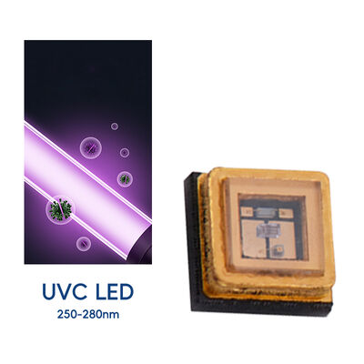 3535 SMD UVC دايود الأشعة فوق البنفسجية العميقة 3-5 واط 5-7 فولت 500 مللي أمبير -700 مللي أمبير زاوية رؤية 120 درجة