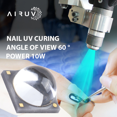 10W 365nm 385nm 395nm 6-7V Uva 3W رقائق الصمام لعلاج الأشعة فوق البنفسجية