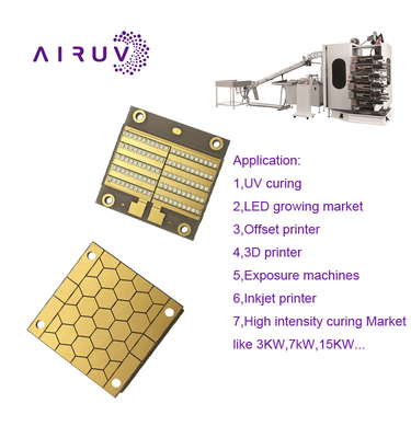 34-38 فولت UVA LED UV LED CHIP 300W 365nm 385nm 395nm