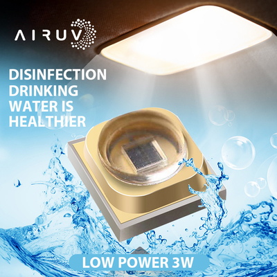 عالية الطاقة الضوئية UVA UVB LED رقاقة UVC 254nm Uv LED 270nm 280nm Purple 1W 3W