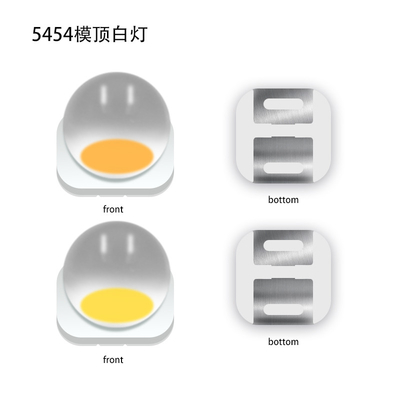 5454 5054 6064 رقاقة SMD LED 0.5w 1.5w 2.5w الطيف الكامل Rgbww للصورة الضوء / إضاءة المناظر الطبيعية