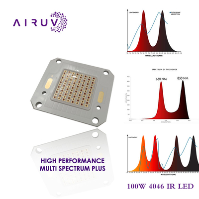 مصنع شينزين 3535 4046 حجم 100w 660nm 150w قوة عالية IR LED COB رقاقة لحماية الجلد الواقع الافتراضي