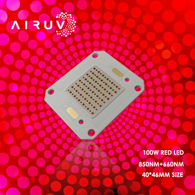 مصنع شينزين 3535 4046 حجم 100w 660nm 150w قوة عالية IR LED COB رقاقة لحماية الجلد الواقع الافتراضي