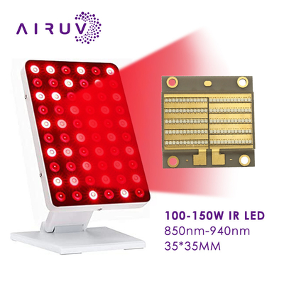 840nm 32000mW 150W COB LED 22 * ​​35MM رقاقة LED الأشعة تحت الحمراء