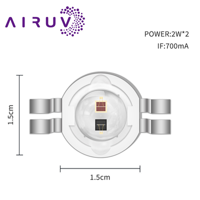 400-600mW / 300-400mW 2W * 2 R8.0mm 650-660nm Smd Cob ضوء مصدر ثنائي للضوء العلاجي