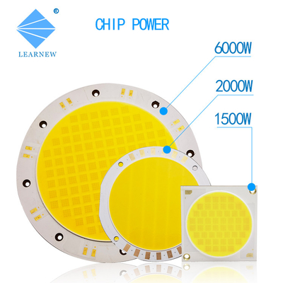 شرائح LED من الألومنيوم الخارق Flip COB 1500-2000W 2700-6500K 45-50V لمصابيح الصيد