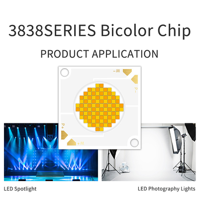 200W 200W COB LED Chip CRI95 ثنائي الألوان COB LEDs مع ضباب مزدوج CCT 2700K 6500K