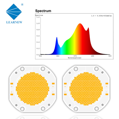 رقاقة كوب LED قابلة للتخفيف لون مزدوج 7575 600w + 600w طاقة عالية 54v 60v Cri عالية> 95