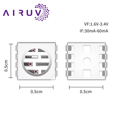 SMD 5050 Rgyir 5050 SMD LED Chip 0.5w 60ma سطوع عالي 5050 LED ضوء أحمر لمصابيح العلاج