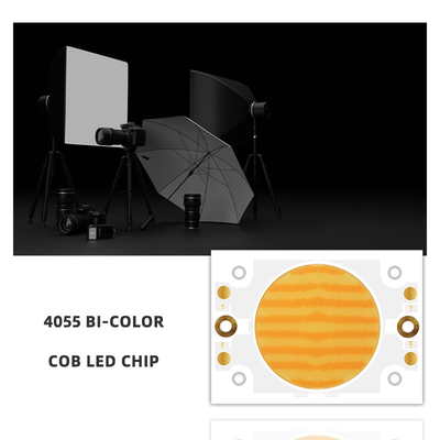200w 200w مزدوج الألوان كوب LED 4055 لضوء التصوير الفوتوغرافي عالي الطاقة القابلة للتخفيف