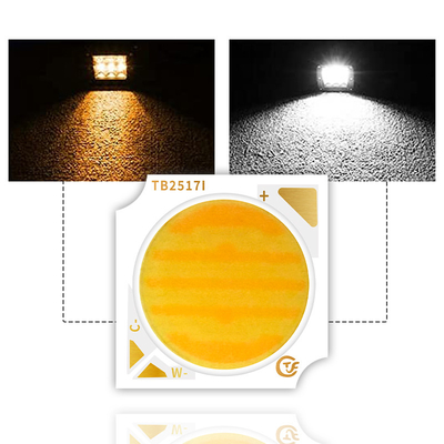 18W 25W مزدوج اللون COB LED Chip 2800k 6500k 1919 LED COB مصباح تصوير قابل للتعديل