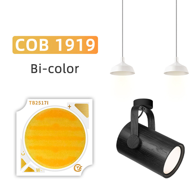 18W 25W مزدوج اللون COB LED Chip 2800k 6500k 1919 LED COB مصباح تصوير قابل للتعديل