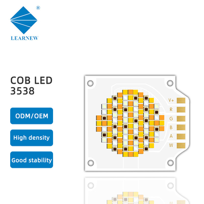 90 LM / W 350W رقائق LED COB ذات خمسة ألوان 620nm/460nm/520nm/2700K/6500K حجم الإصدار 26mm CRI 95 زاوية عرض 120 CCT