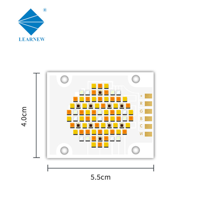 180w خمسة ألوان كوب شريحة 4050 Rgbwc LED شريحة 21v 24v للضوء التصوير الفوتوغرافي