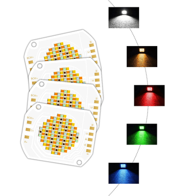 350W RGBWC COB LED Chip LM / W 90 لمصدر الضوء الفوتوغرافي