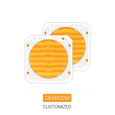 مزدوج اللون COB 6060 ثنائي اللون LED COB مجموعة واسعة من الألوان DC 205V 300w + 300w LED COB Chip