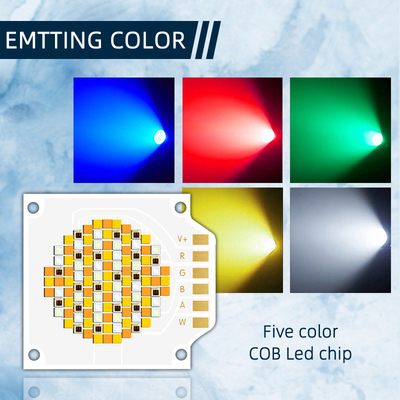 3538 250W رقائق LED COB ذات خمسة ألوان مع 620nm/460nm/520nm/2700K/6500K CCT و 24-26V
