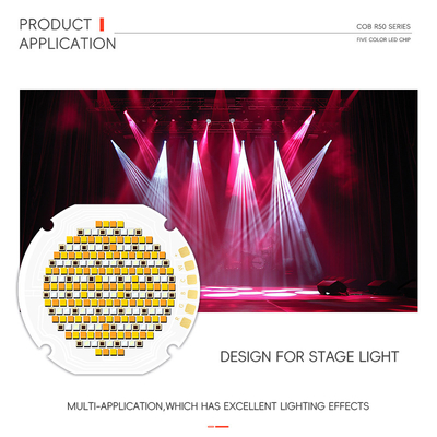 رقاقة SMD Led R50 السيراميكية المخصصة 2700K 6500K 300W-70W زاوية خاصة 30 60 90 120 درجة IF 1-4A VF 42-46V