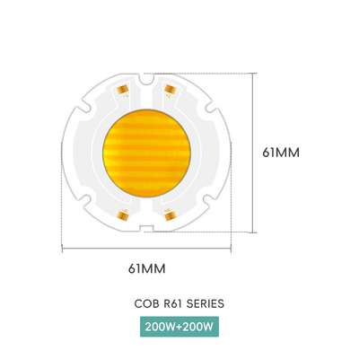 شريحة LED كامل الطيف AC 51-53V 2700K-6500K شريحة LED AC COB 200w