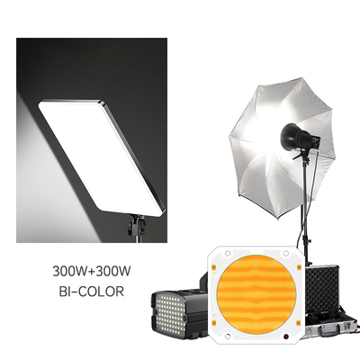 60*60 195-205V 300W 300W ثنائي CCT LED COB 200W 200W Bi Color COB LED Chip مع 90LM / W و CCT 620nm/460nm/520nm/2700K/6500K