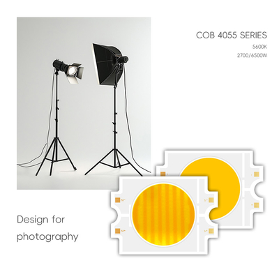 40x55mm COB Light Board LED سطح مصدر الضوء البارد والدافئ الطبيعي أبيض أزرق أحمر 75 فولت 300 واط رقاقة LED