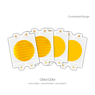 2700K+6500K 4055 CSP LED Cob Chip قابل للتعديل Bi Color 100W 200W 300W COB LED Module CRI95