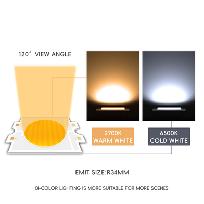 رقاقة Epistar مزدوجة SMD Led 4055 ثنائية الألوان الأحمر الأبيض مع CCT 2700K/6500K