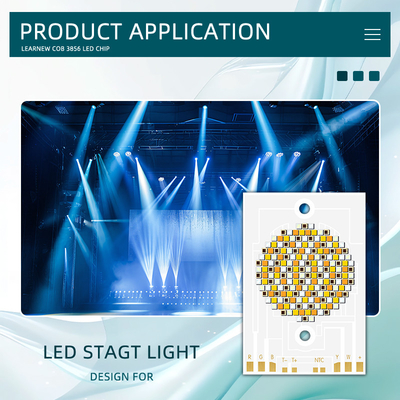 COB 3856 300w CCT 620nm/460nm/520nm/2700K /6500K لون COB LED Chip Lamp Beads Diodes للصورة المصباح