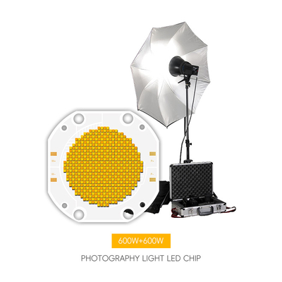 سعر المصنع 75 * 75 60 فولت 600W + 600W ثنائي CCT LED COB ثنائي اللون COB LED رقاقة LED COB عالية الطاقة