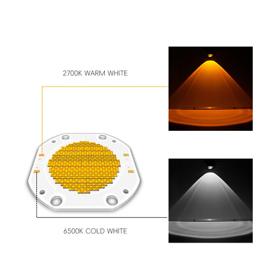 سعر المصنع 75 * 75 60 فولت 600W + 600W ثنائي CCT LED COB ثنائي اللون COB LED رقاقة LED COB عالية الطاقة