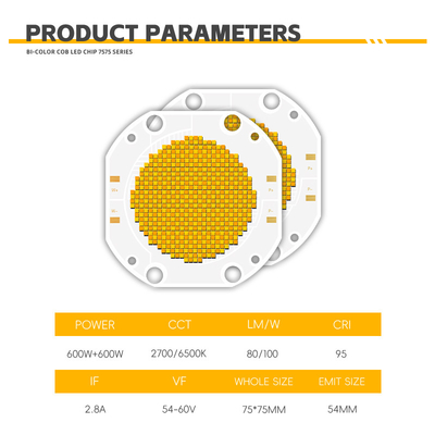 مخصصة عالية CRI قوية 200W 300W 500W 600W 700W 1200W COB شريحة LED مجلس إدارة LED نور الوحدة