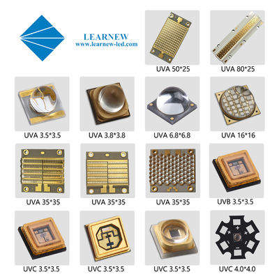 رقاقة UV LED قابلة للتخصيص SMD 3535 3838 8025 220-420nm ضمان 5 سنوات