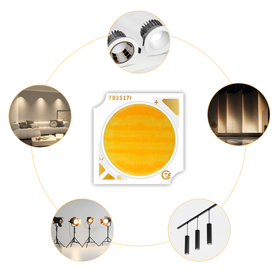 شريحة LED ثنائية اللون 18 واط-30 واط 2800 كلفن-6500 كلفن قابلة للضبط COB Ra90