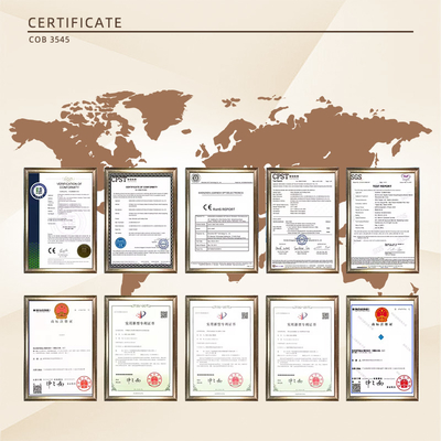 رقاقة LED 3545 بقوة 350 واط RGBCW 45-48 فولت COB ذات سطوع عالي