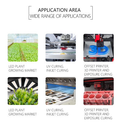 مصنع مباشر UVA عالية الطاقة LED رقاقة SMD6868 365nm 385nm 395nm 10W UV LED الضوء للشفاء فوق البنفسجي والطابعة ثلاثية الأبعاد
