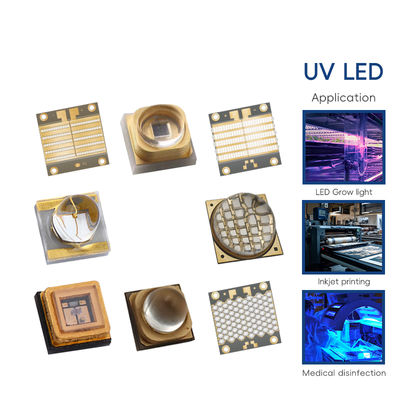 رقاقة UV LED العميقة 250-280nm 0.5W 1W 3W 5W خيارات للمعدات الطبية والمختبرية