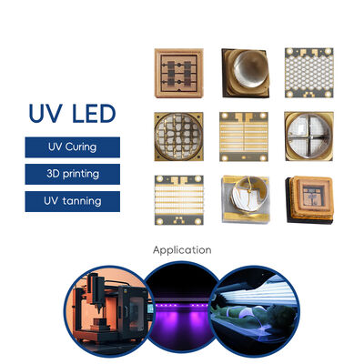 شريحة LED UVB الصناعية 3.5 * 3.5MM ثنائي فوق البنفسجي مع ضمان لمدة عامين و 10000 ساعة عمل