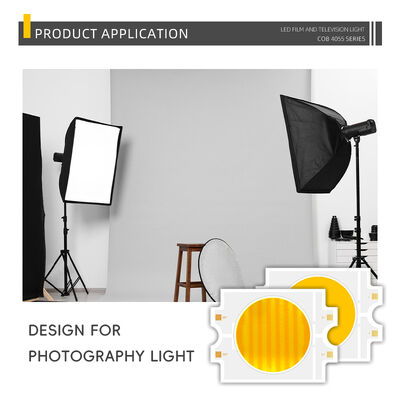 4055 COB LED CHIP ثنائي الألوان CCT CRI95 600W 2700-6500K 40000LM DownLIGHTS أضواء فوتوغرافية COB CHIP