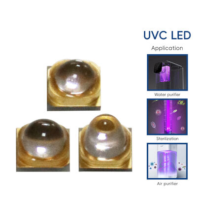 صمام ثنائي باعث باعث فوق بنفسجي LED UV-C LED 3W 110mW 500mA Led 270nm 3838 275nm Uv Leds عالي الطاقة UV UVC LED UV-C LED 265nm UVC