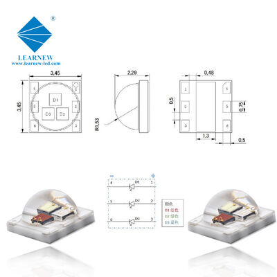 مصنعي رقاقة LED عالية الجودة يقدمون 3535 Smd Led للضوء المسرحي LED