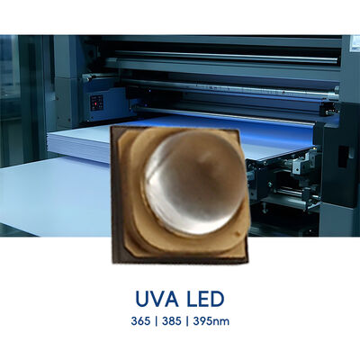 صمام ثنائي LED فوق بنفسجي SMD 3838 بطول موجي 365 نانومتر، وحدات LED فوق بنفسجية، رقاقة LED، 385 نانومتر، رقاقة طباعة LED، LED فوق بنفسجي-A بقدرة 3 واط وزاوية 60 درجة لأنظمة المعالجة