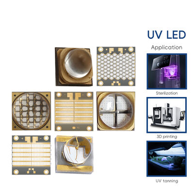 200 واط LED قطرة المطر فوق البنفسجية 3535 COB UVA LED 395 نانومتر 365 نانومتر مصابيح LED فوق البنفسجية 38 فولت آلة طباعة معالجة وحدة COB فوق البنفسجية LED UV-A LED 385 نانومتر