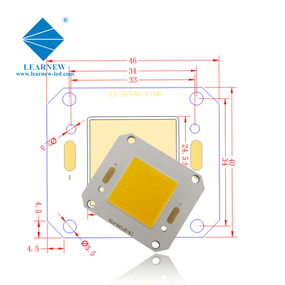40X46MM حجم كوب LED رقاقة 4046 5500k تصميم مثالي للضوء الفيضان 100w